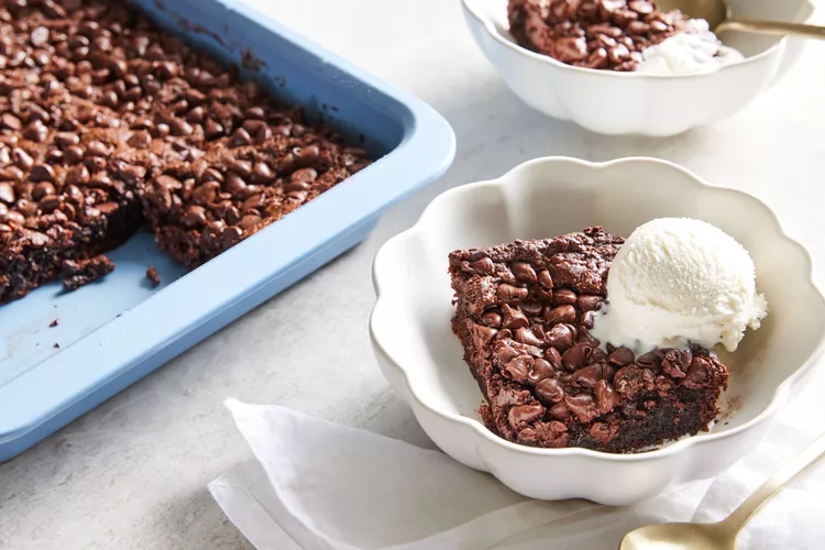 Fudgy Chocolate Dump Cake