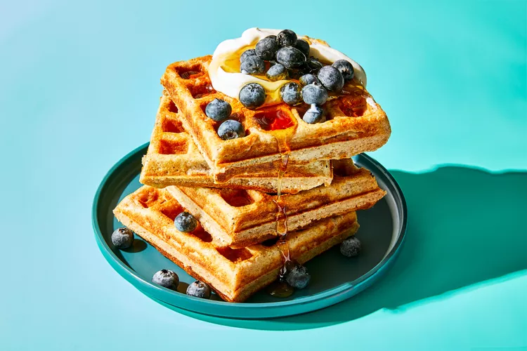 These Delicious Whole Grain Waffles Have 17 Grams of Protein Per Serving