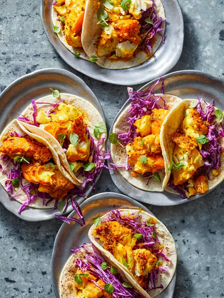 Yucatán-Style Fish Tacos