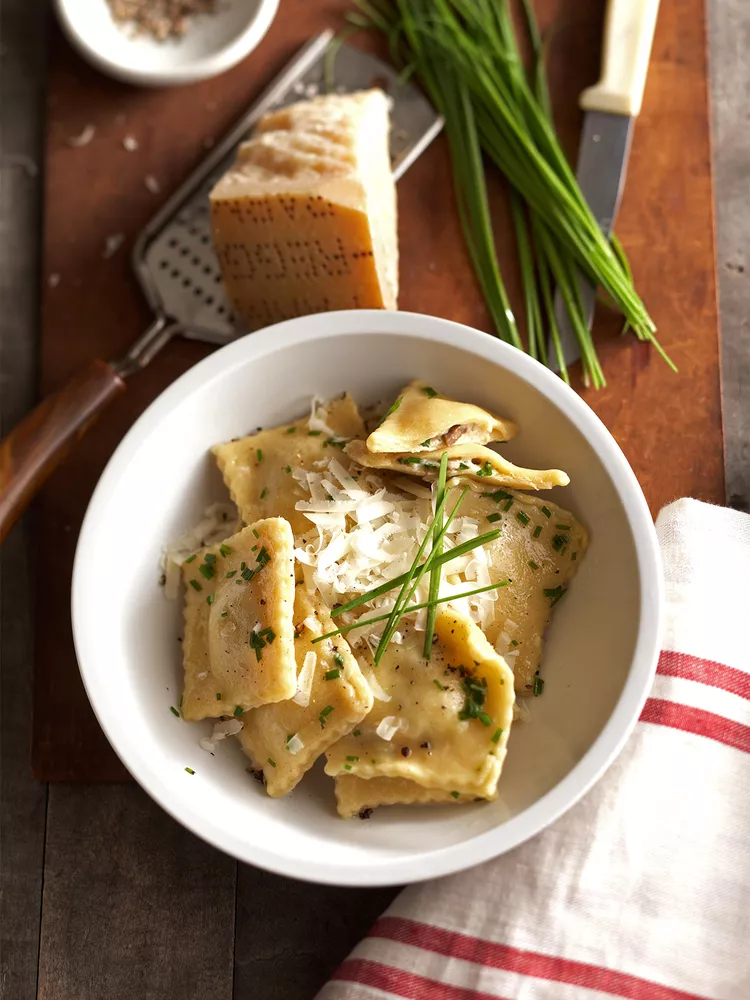 The Most Comforting Homemade Mushroom-Stuffed Ravioli 