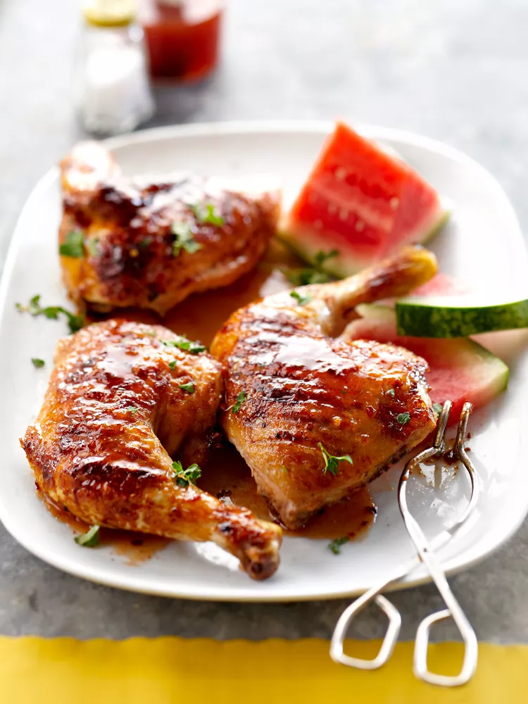 This Grilled Chicken with Watermelon Glaze Is the Star of Your Summer Dinner