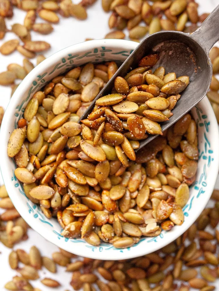 Extra Crispy Pumpkin Seeds Air Fryer Style