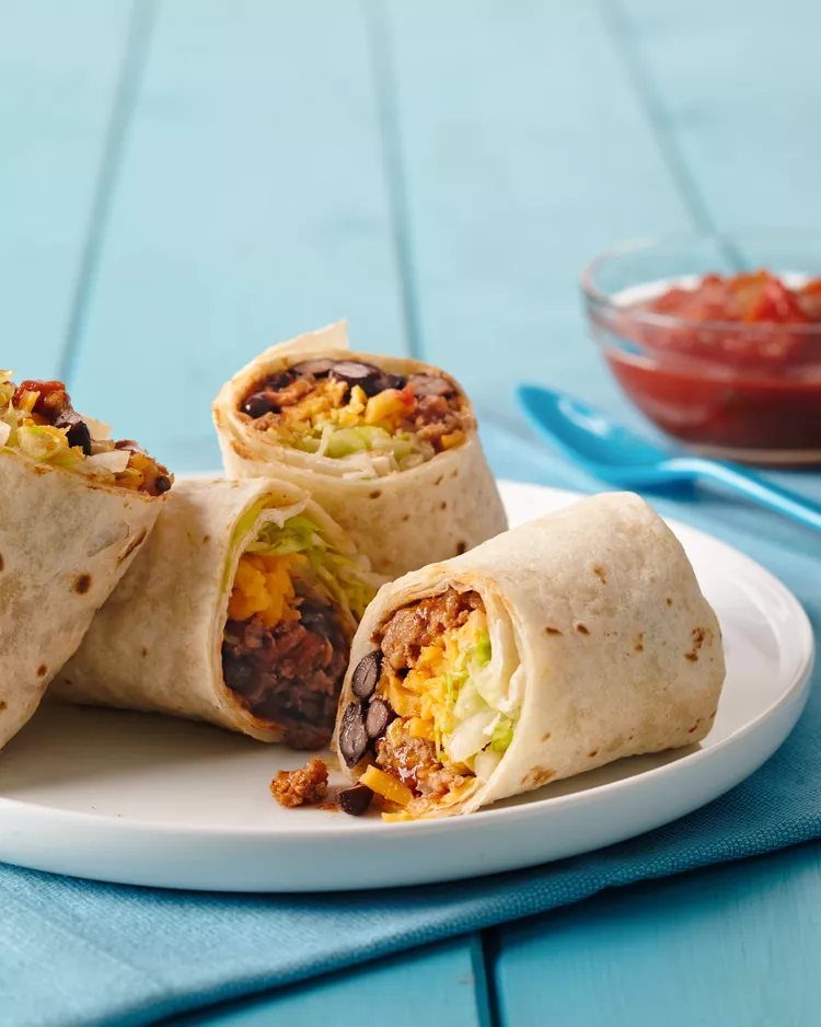 Turkey and Bean Burritos