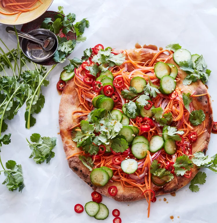 Veggie Banh Mi Pizza