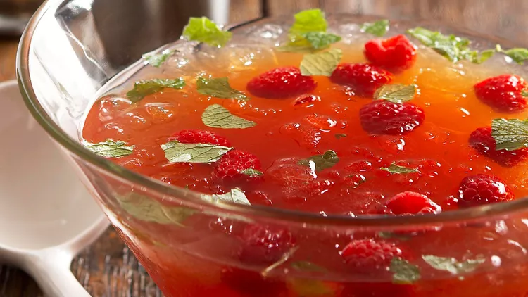 Raspberry Mojito Punch Recipe