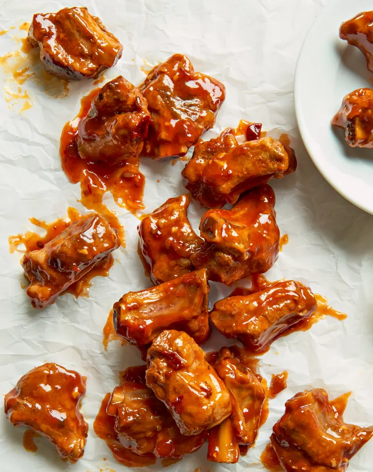 Pressure Cooker Honey-Chipotle Riblets