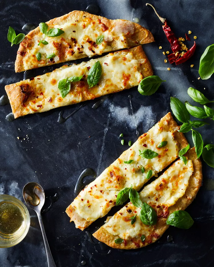 Air-Fryer White Pizza Is Ready in Minutes