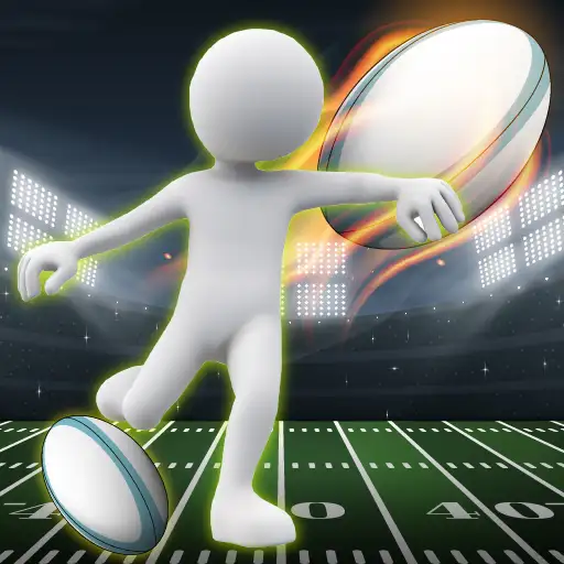 Stickman Rugby Run And Kick