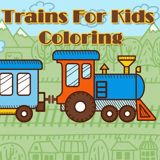 Trains For Kids Coloring