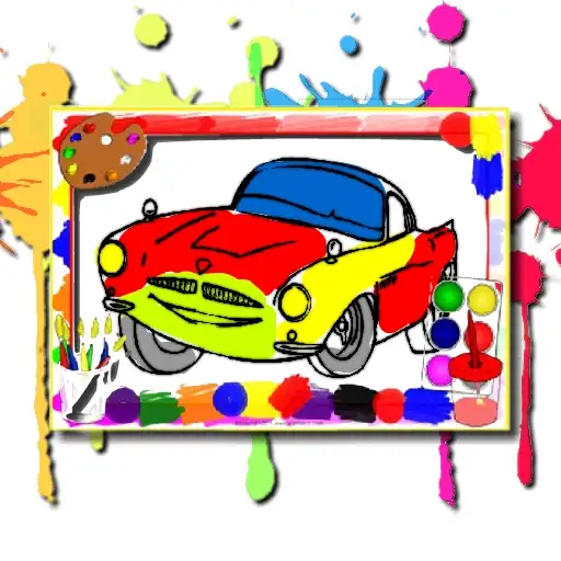 Racing Cars Coloring Book