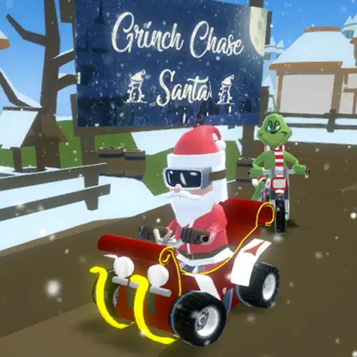 Grinch Chase Santa