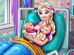 Elsa Mommy Twins Birth