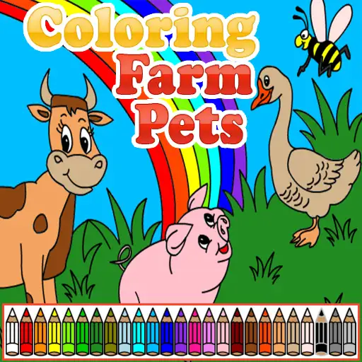 Coloring Farm Pets