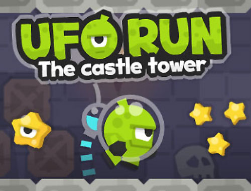 UFO Run. The castle tower