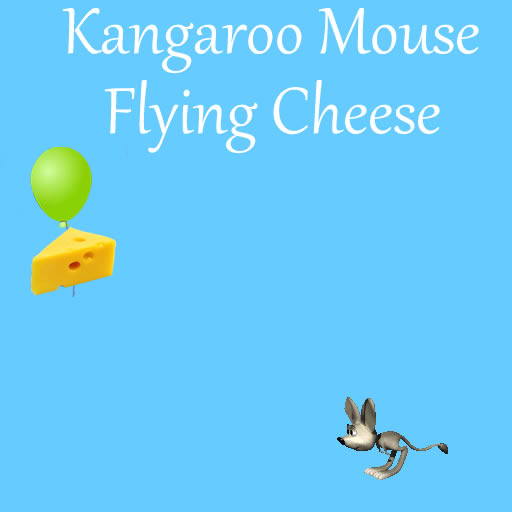 Kangaroo Mouse Flying Cheese