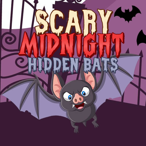 Scary Midnight Hidden Bats