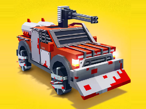 Zombie Derby: Blocky Roads Online