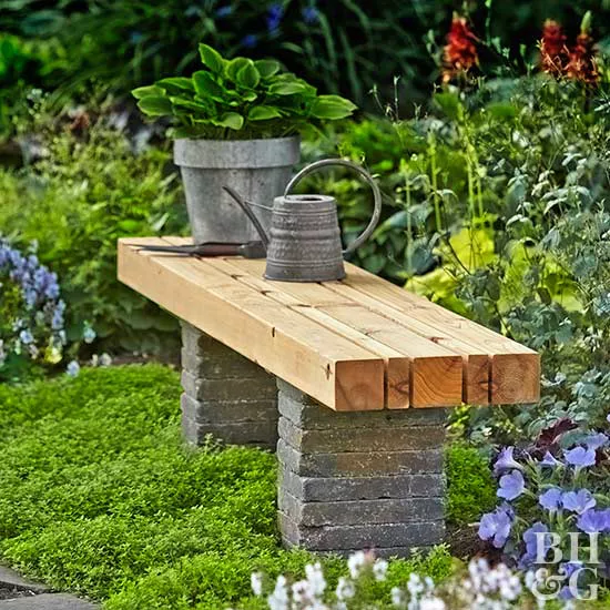 How to Build an Easy Garden Bench