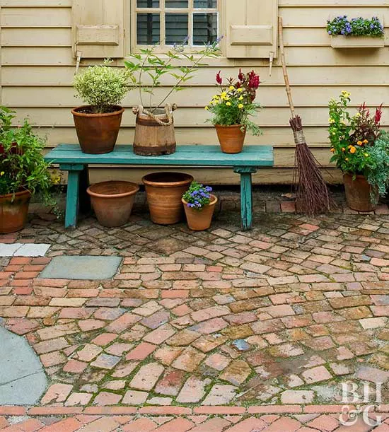 How to Build a Broken Brick Patio