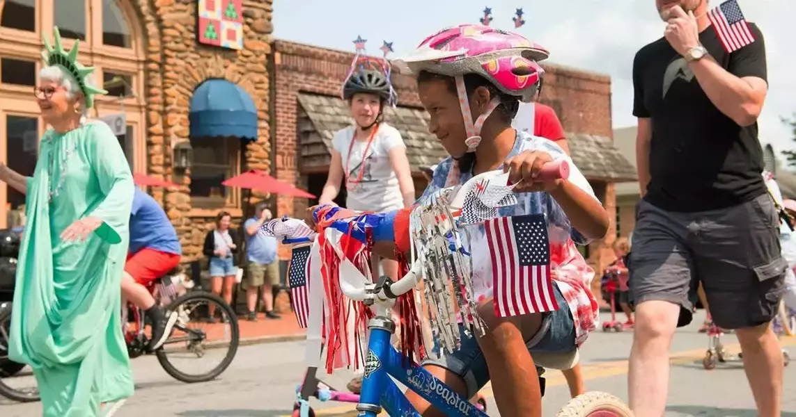 Kids take over Waynesville Main Street for July Fourth parade