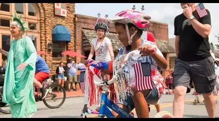 Kids take over Waynesville Main Street for July Fourth parade