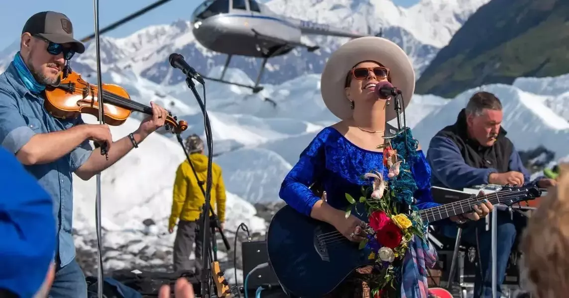 ‘Once in a lifetime’ concert held atop Matanuska Glacier