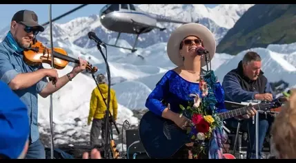 ‘Once in a lifetime’ concert held atop Matanuska Glacier