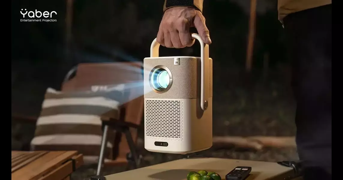 Portable 1080p projector rocks JBL sound for all-in-one entertainment