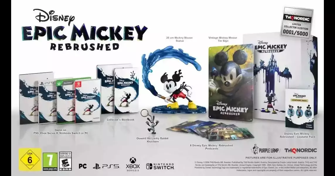 All Pre-Order Bonuses & Editions for Epic Mickey: Rebrushed