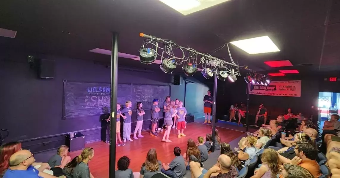 Spokane summer improv camp for kids at Blue Door Theater