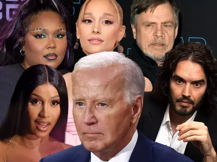 Hollywood Celebrities Share Mixed Reactions to Joe Biden Dropping Out