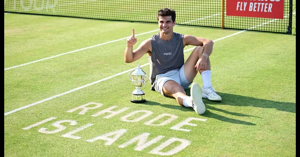 “Don’t know where I pulled that out of”: Marcos Giron wins first ATP title in tense Newport finish