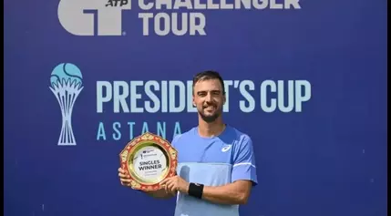 Bulgarian Tennis Player Wins President’s Cup in Astana