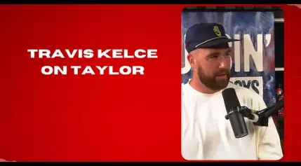 Travis Kelce reveals why he fell for Taylor Swift.