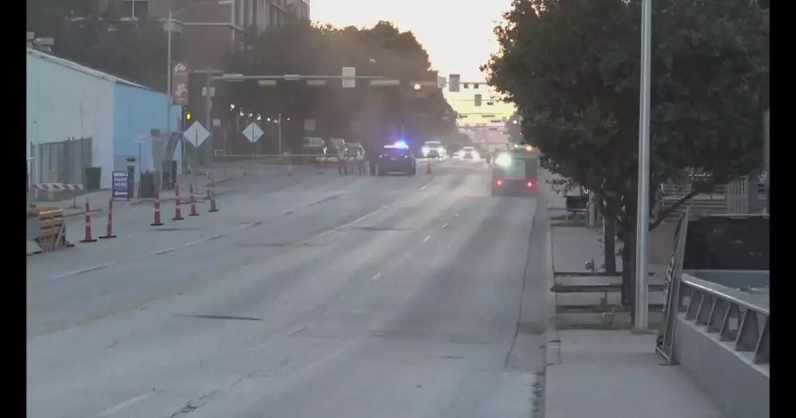 Cars damaged by concrete falling from Downtown Austin construction site