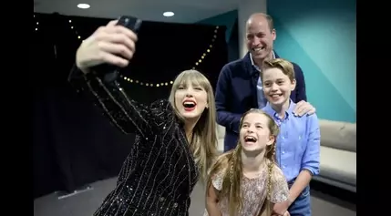 Taylor Swift and Travis Kelce Meet Prince William, His Kids at ‘Eras Tour’