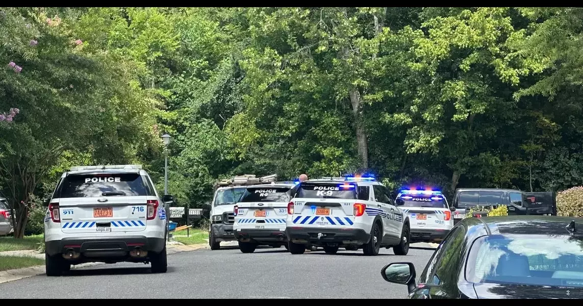 Heavy police presence in SW CLT after car chase ends at Olympic High School