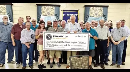 Kiwanis Club raises money for children’s hospital