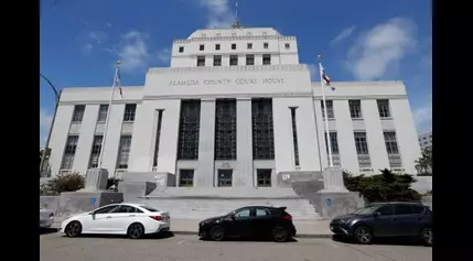 Alameda County Sheriff patrol car stolen from outside courthouse