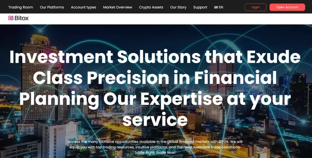 Bitox.co Reaches Global User Satisfaction in the Finance Industry