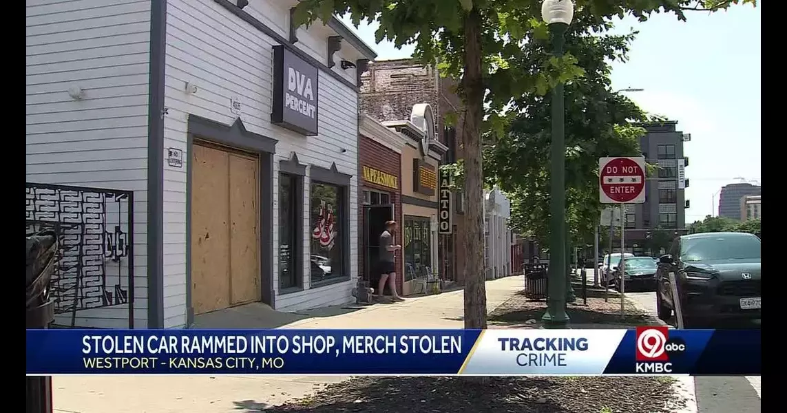 Westport shop calls for more security after burglars in stolen car crash into storefront