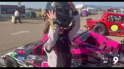 How fast 10 year old Marana race car driver “Kaos Kenzee” Mackenzee Parker actually goes