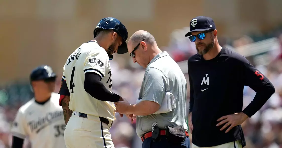 Carlos Correa exits Minnesota Twins game in first inning after being hit by pitch