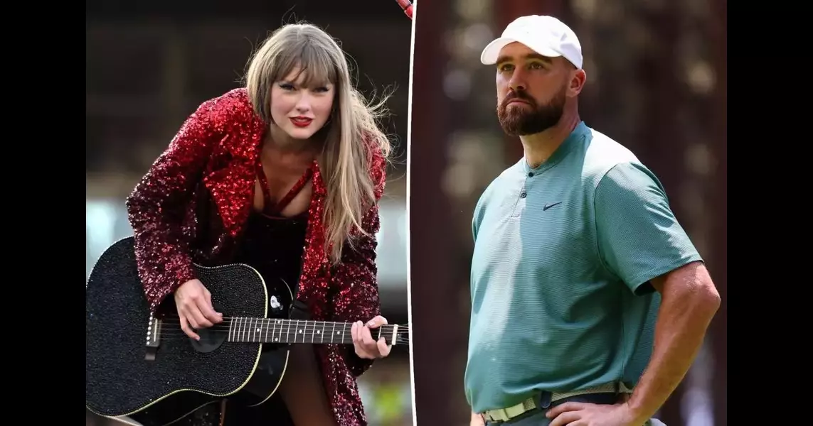 Travis Kelce grooves to Taylor Swift song while playing in celebrity…