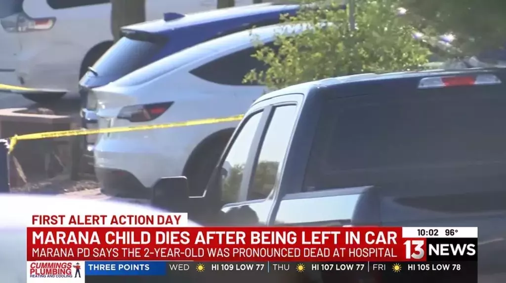 Ariz. girl, 2, dies after being left by dad in hot car during…