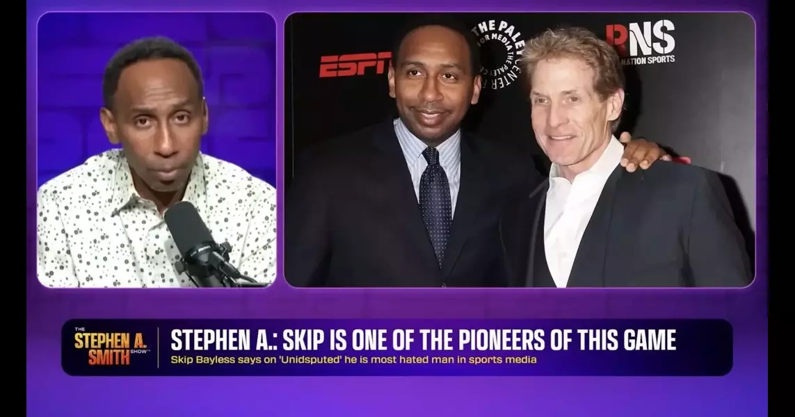 Stephen A. Smith praises Skip Bayless for being a pioneer: ‘Would debate television be what it is?’