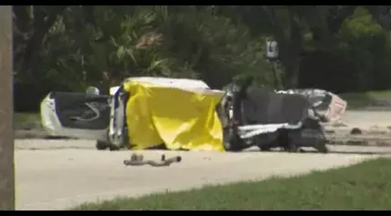 Man killed in violent Cooper City crash that split car in two identified