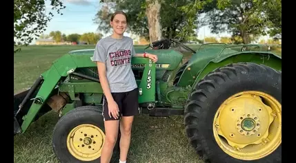 Central Texas girl mowing fields in effort to save money for a car