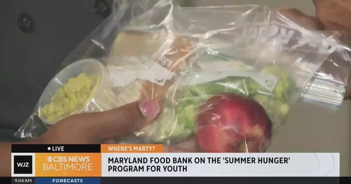 The Maryland Food Bank’s “Summer Hunger” program brings meals to area youth