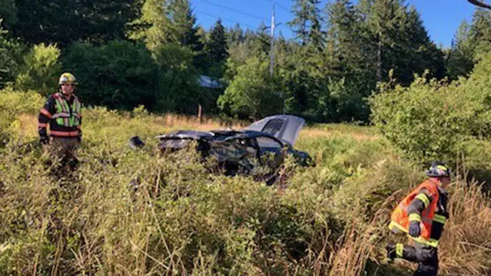 5-car crash in Renton injures 3, starts brush fire